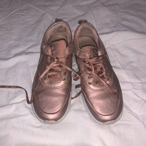 Silver Pink Nike shoes
